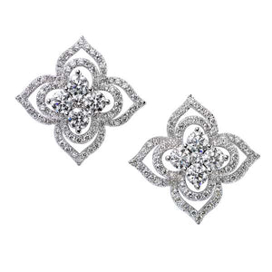 Floral Diamond Earring