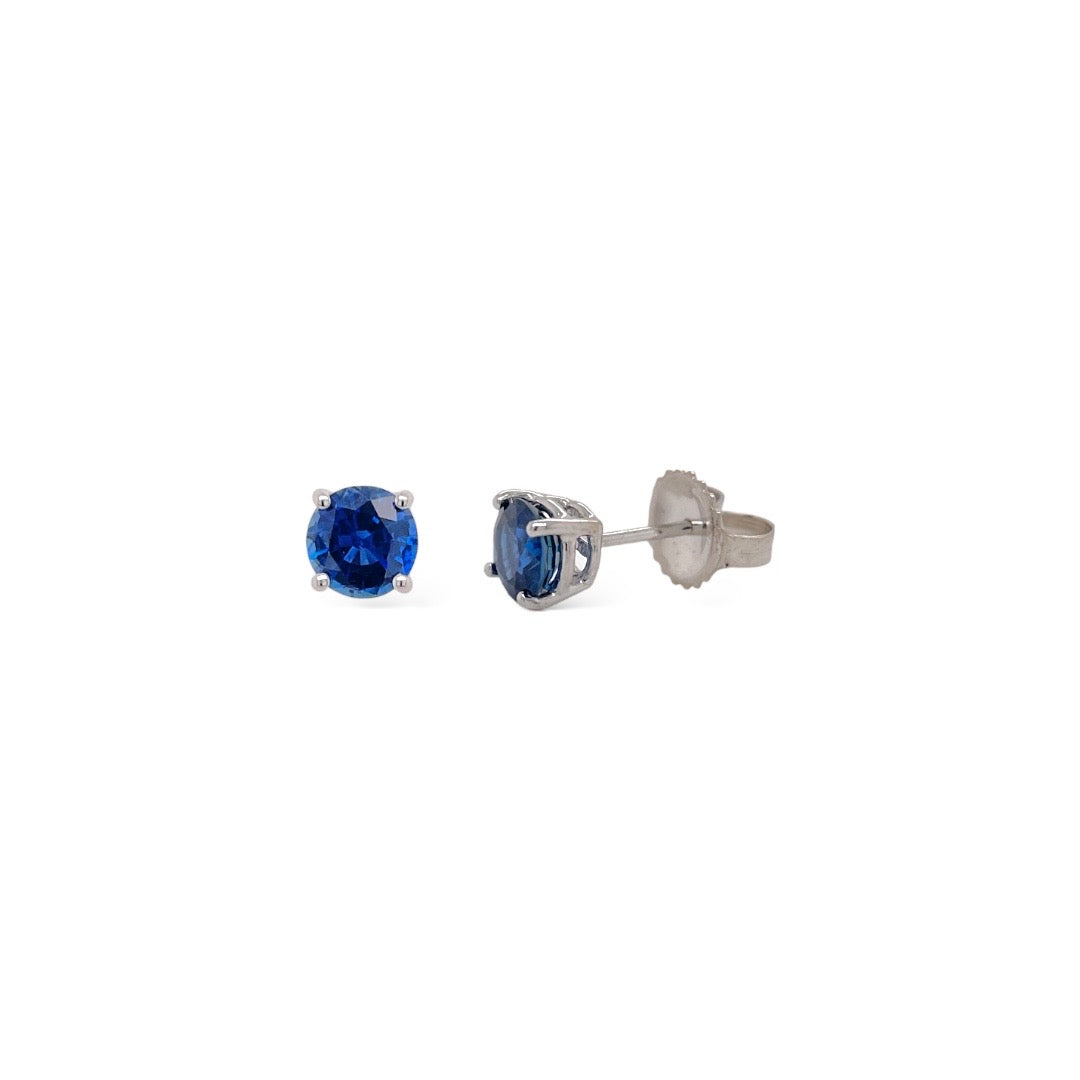 Sapphire Stud Earring