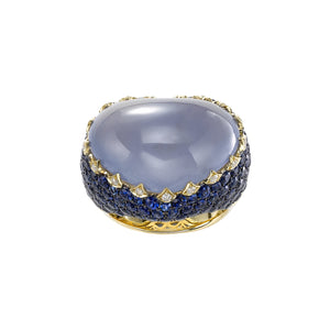 Chalcedony Cocktail Ring