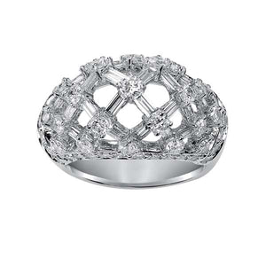 Baguette Dome Ring