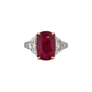 Exquisite Ruby & Diamond Ring