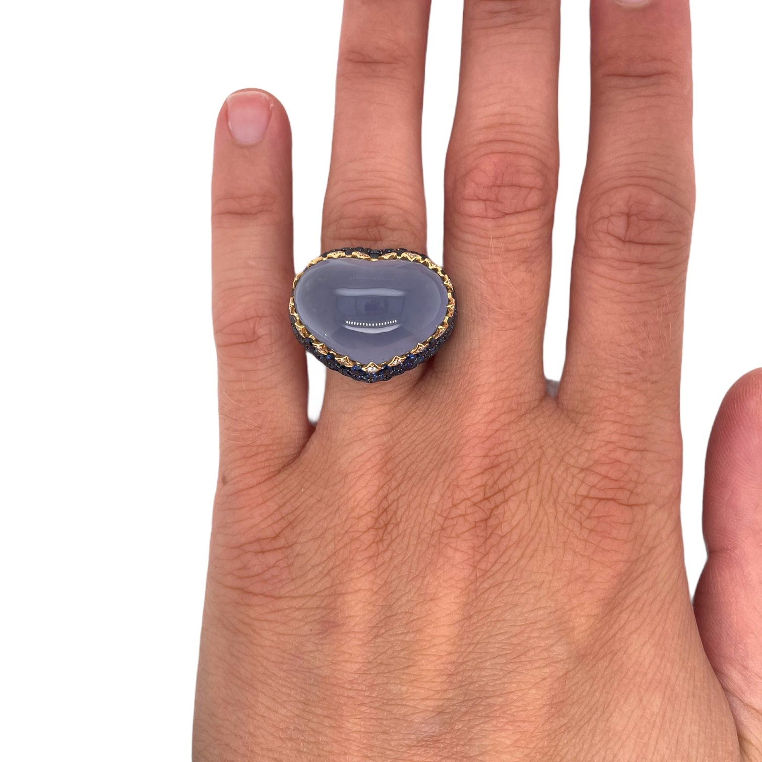 Chalcedony Cocktail Ring